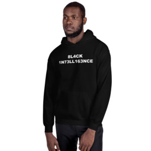 Black Intelligence Unisex Hoodie
